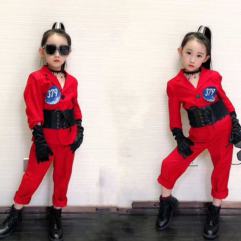 2022 Jazz Performance Costumes Red Outfits For Girls Children Modern Dance Hip Hop Clothing Street Dance Rave Clothes DQS8779
2022 Jazz Performance Costumes Red Outfits For Girls Children Modern Dance Hip Hop Clothing Street Dance Rave Clothes DQS8779