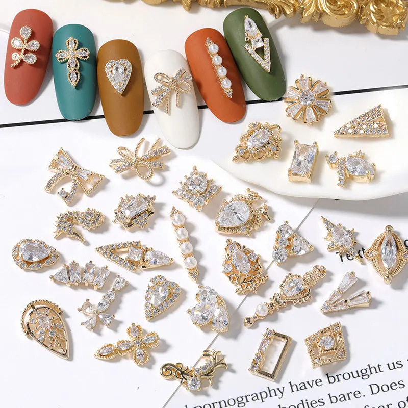 771185 1 Box of 9 Metal Zircon Nail Art Accessories Top Crystal Rhinestone Nails Alloy Nail Art Decoration Fashion Diamond Charm
771185 1 Box of 9 Metal Zircon Nail Art Accessories Top Crystal Rhinestone Nails Alloy Nail Art Decoration Fashion Diamond Charm