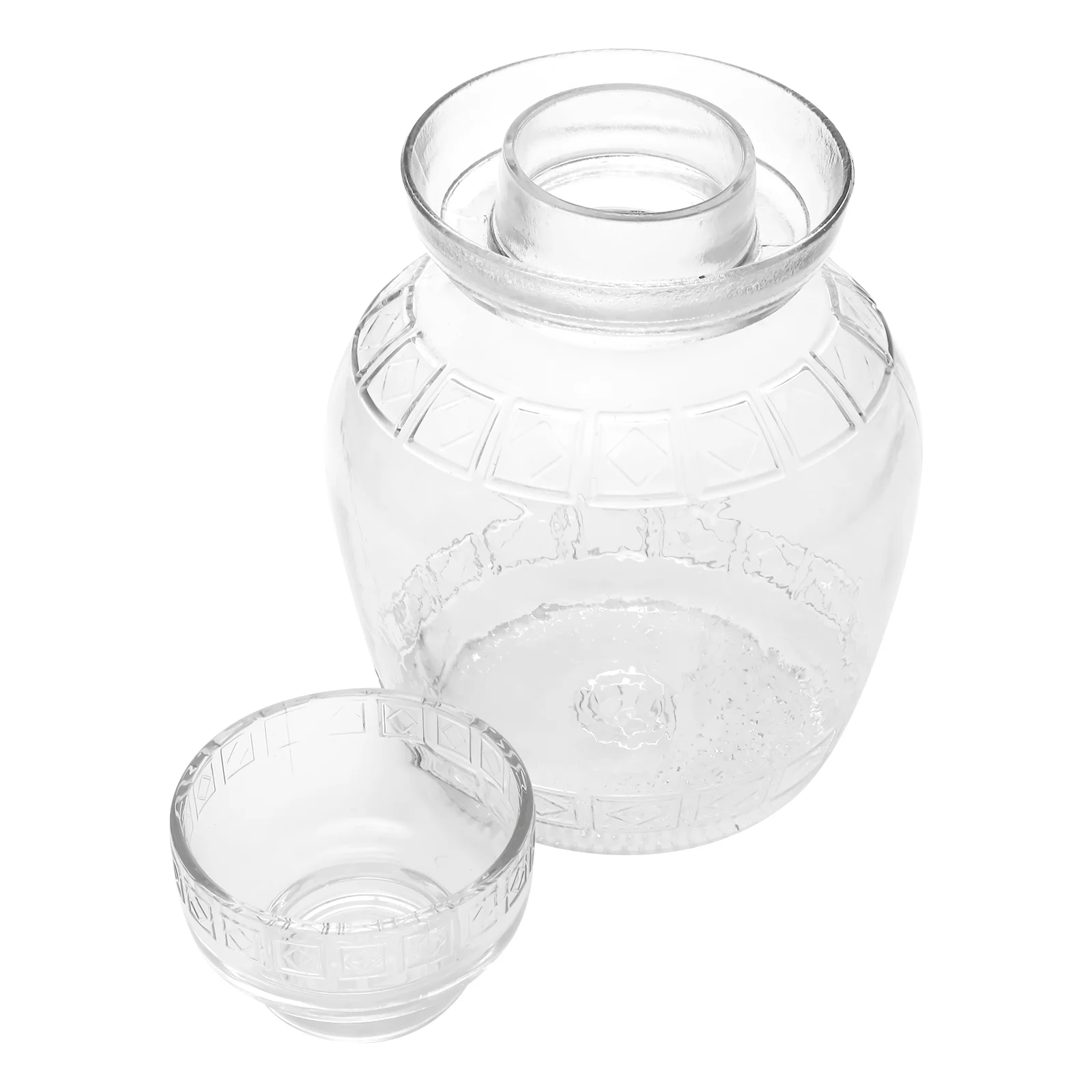 Fermenting Jar Glass Crock Fermentation Jars Kimchi Pickle Pickling Lids Containerstraditional Vessel Airlockkit Fermanting Lid
Fermenting Jar Glass Crock Fermentation Jars Kimchi Pickle Pickling Lids Containerstraditional Vessel Airlockkit Fermanting Lid