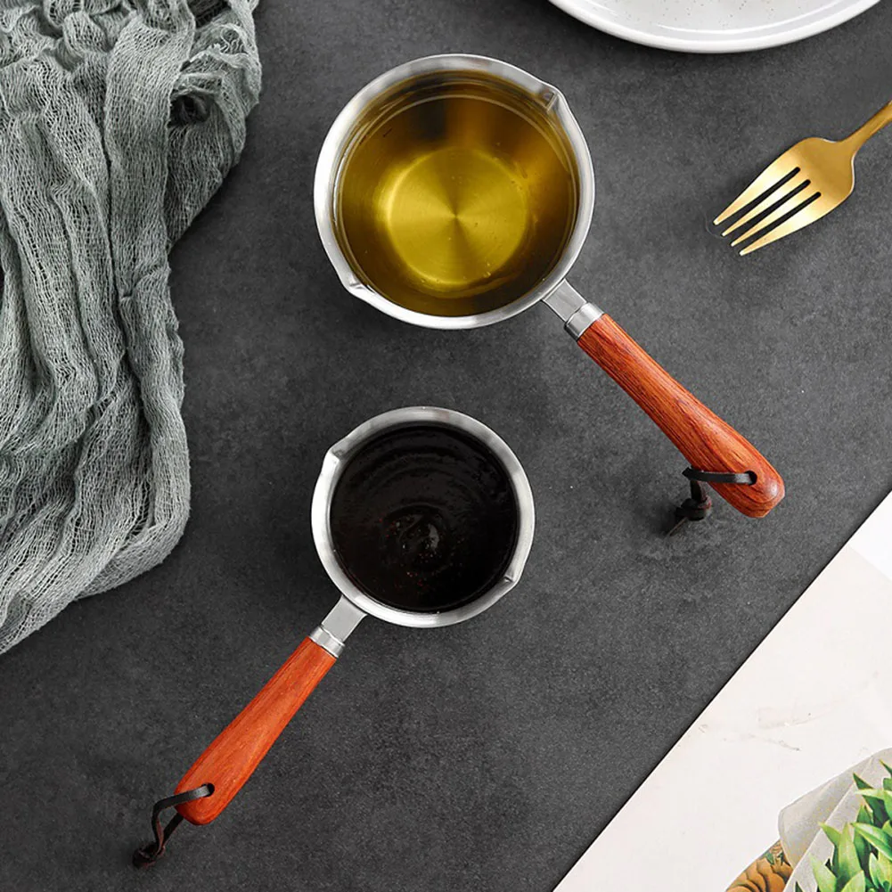 Portable Milk Pot Small Frying Pan Mini Polishing Surface Rust-proof Saucepans Stainless Steel 150ML/300ML 304 Material
Portable Milk Pot Small Frying Pan Mini Polishing Surface Rust-proof Saucepans Stainless Steel 150ML/300ML 304 Material