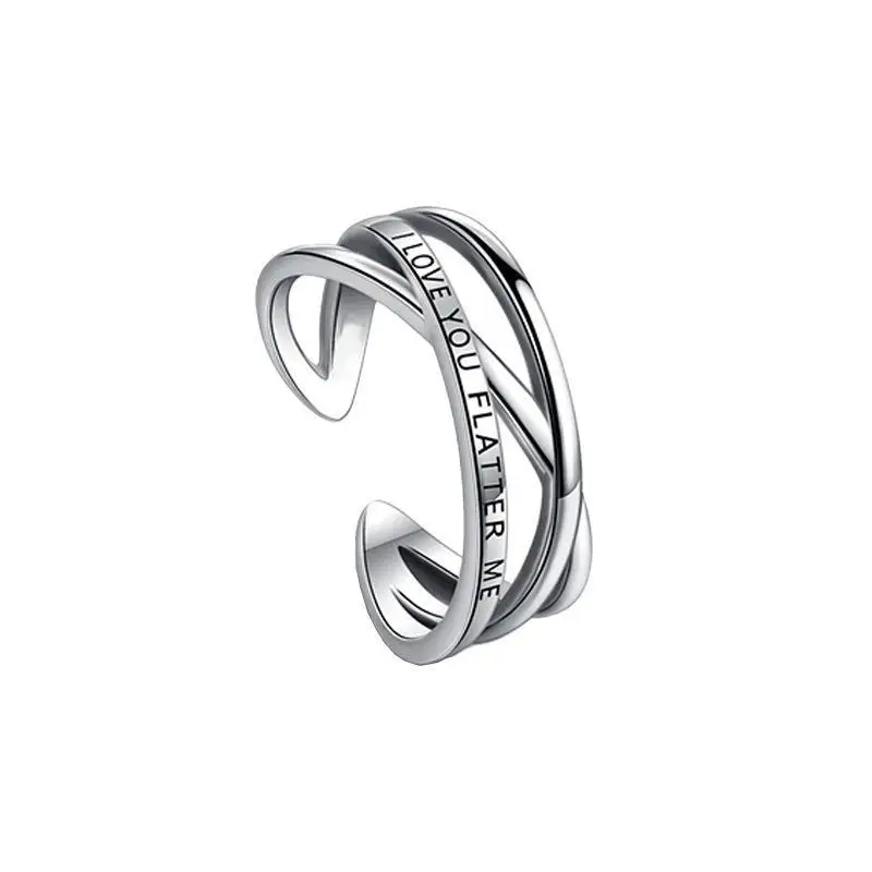 Personality Multi-layer Letter Intertwined Rings For Women Fashion I L ove You Open Adjustable Index Finger Ring Party Jewelry
Personality Multi-layer Letter Intertwined Rings For Women Fashion I L ove You Open Adjustable Index Finger Ring Party Jewelry