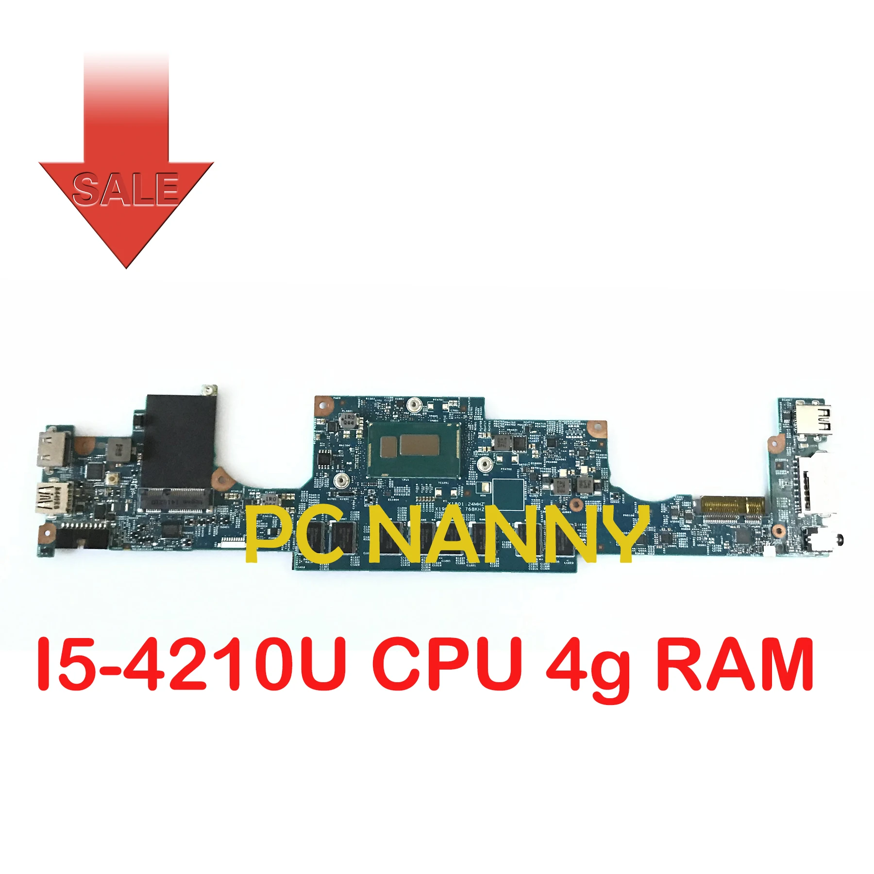 Материнская плата PCNANNY для ноутбука DELL INSPIRON 7437 12310-1 0W5PG0 I5-4210U CPU 4g RAM
Материнская плата PCNANNY для ноутбука DELL INSPIRON 7437 12310-1 0W5PG0 I5-4210U CPU 4g RAM