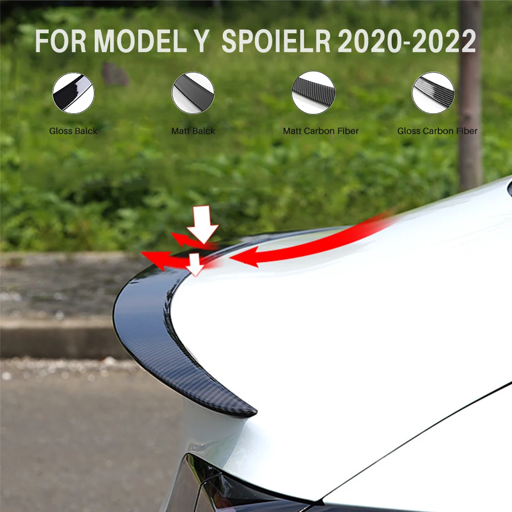 For Tesla Model y 2021 Rear Spoiler Car Rear Trunk Wing Lip Accessories Carbon Fiber Body Kit Tail Style ModelY 2020 2022
For Tesla Model y 2021 Rear Spoiler Car Rear Trunk Wing Lip Accessories Carbon Fiber Body Kit Tail Style ModelY 2020 2022