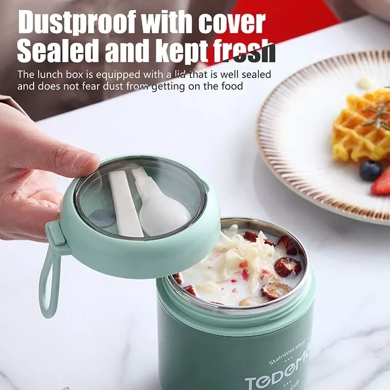2022500ML Mini Thermos Soup Cup Lunch Box Stainless Steel Hot Food Thermos Mug Container Microwave Oven Soup Cup Bento Box For K
2022500ML Mini Thermos Soup Cup Lunch Box Stainless Steel Hot Food Thermos Mug Container Microwave Oven Soup Cup Bento Box For K