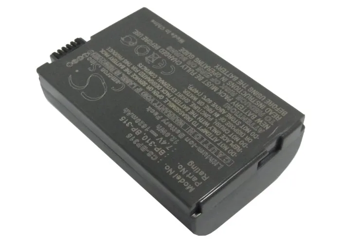 

Camera Battery For Canon DC51 IXY DVM5 MVX4i Optura 600 BP-310 BP-315