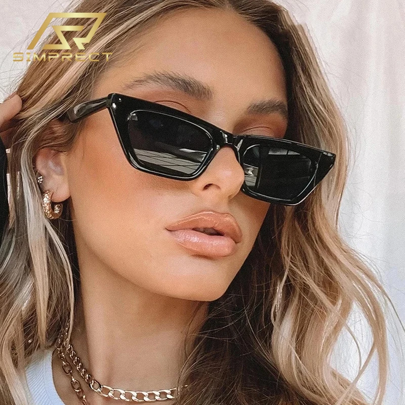 SIMPRECT Retro Cat Eye Sunglasses Women 2022 Luxury Brand Designer Vintage Cateye Sun Glasses Fashion Rectangle Shades for Women
SIMPRECT Retro Cat Eye Sunglasses Women 2022 Luxury Brand Designer Vintage Cateye Sun Glasses Fashion Rectangle Shades for Women