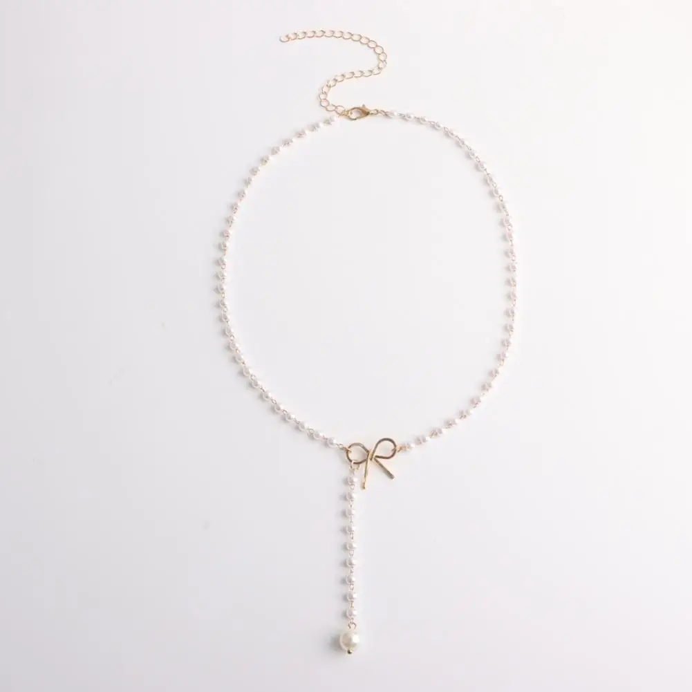 Stylish Beads Pendant Elegant Long Faux Pearl Tassel Pendant Clavicle Chain Cozy Wear Clavicle Chain Birthday Gift
Stylish Beads Pendant Elegant Long Faux Pearl Tassel Pendant Clavicle Chain Cozy Wear Clavicle Chain Birthday Gift
