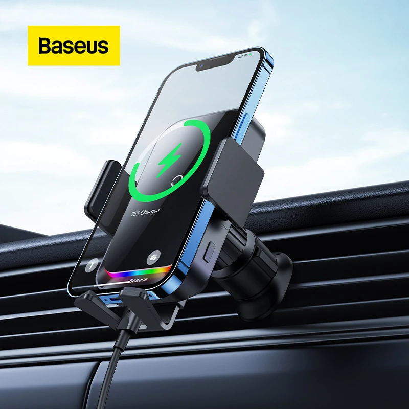 Baseus Wireless Charging Car Mount Air Outlet Phone Holder Charger GPS Mount For iPhone 12 13 Pro Max Xiaomi Samsung Huawei
Baseus Wireless Charging Car Mount Air Outlet Phone Holder Charger GPS Mount For iPhone 12 13 Pro Max Xiaomi Samsung Huawei