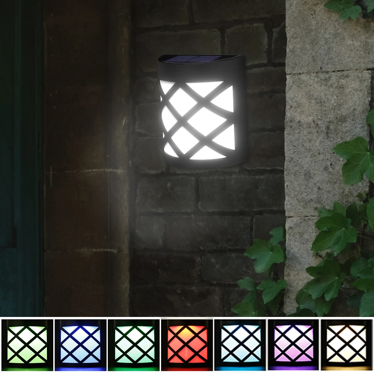 NewSolar Wall Light Outdoor LED Solar Fence Light Auto ON/OFF Solar Deck Light IP55 Waterproof Solar Step Light with RGB
NewSolar Wall Light Outdoor LED Solar Fence Light Auto ON/OFF Solar Deck Light IP55 Waterproof Solar Step Light with RGB