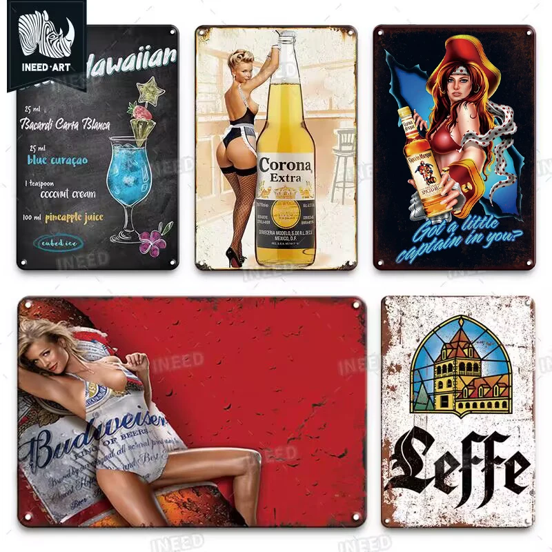 INEED Bar Pub Wall Plate Metal Tin Sign Vintage Cocktail Funny Beer Iron Poster Wall Art Plaque Home Man Cave Wall Decoration
INEED Bar Pub Wall Plate Metal Tin Sign Vintage Cocktail Funny Beer Iron Poster Wall Art Plaque Home Man Cave Wall Decoration