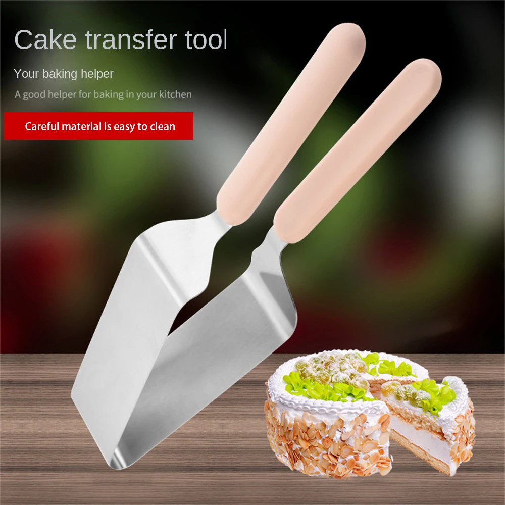 

Cake Dessert Shop Cake Knife Triangular Cake Separator Easy To Clean Cake Transfer Clip Pick Up Food Baking Tool Cake Decor Tool