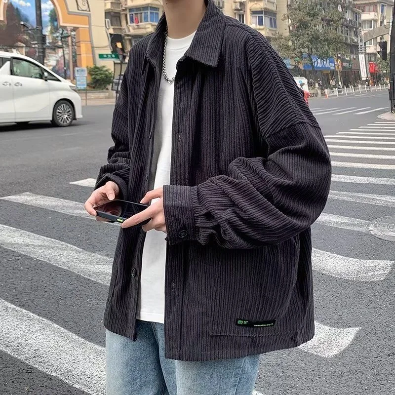 Autumn 3 Color Corduroy Shirt Men Fashion Retro Casual Shirts Mens Japanese Streetwear Loose Long Sleeve Shirts Men M-2XL
Autumn 3 Color Corduroy Shirt Men Fashion Retro Casual Shirts Mens Japanese Streetwear Loose Long Sleeve Shirts Men M-2XL