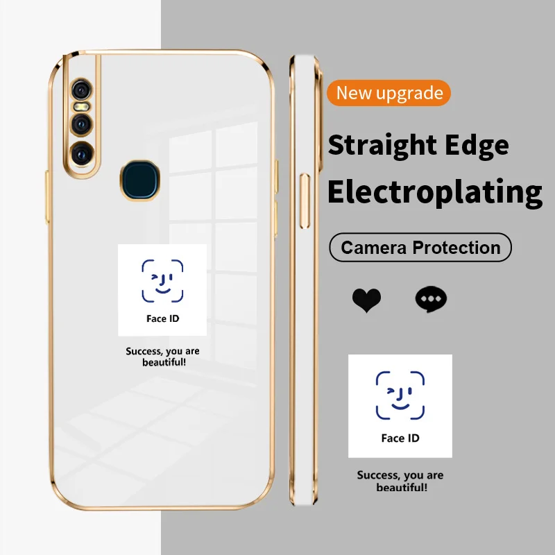 Electroplated Case on for vivo S1 Y7S Z1x iQOO Neo S1 Pro Prime Y9S X50 Lite V17 Russia Y51 Pakistan T1 5G Shockproof Shell 
Electroplated Case on for vivo S1 Y7S Z1x iQOO Neo S1 Pro Prime Y9S X50 Lite V17 Russia Y51 Pakistan T1 5G Shockproof Shell