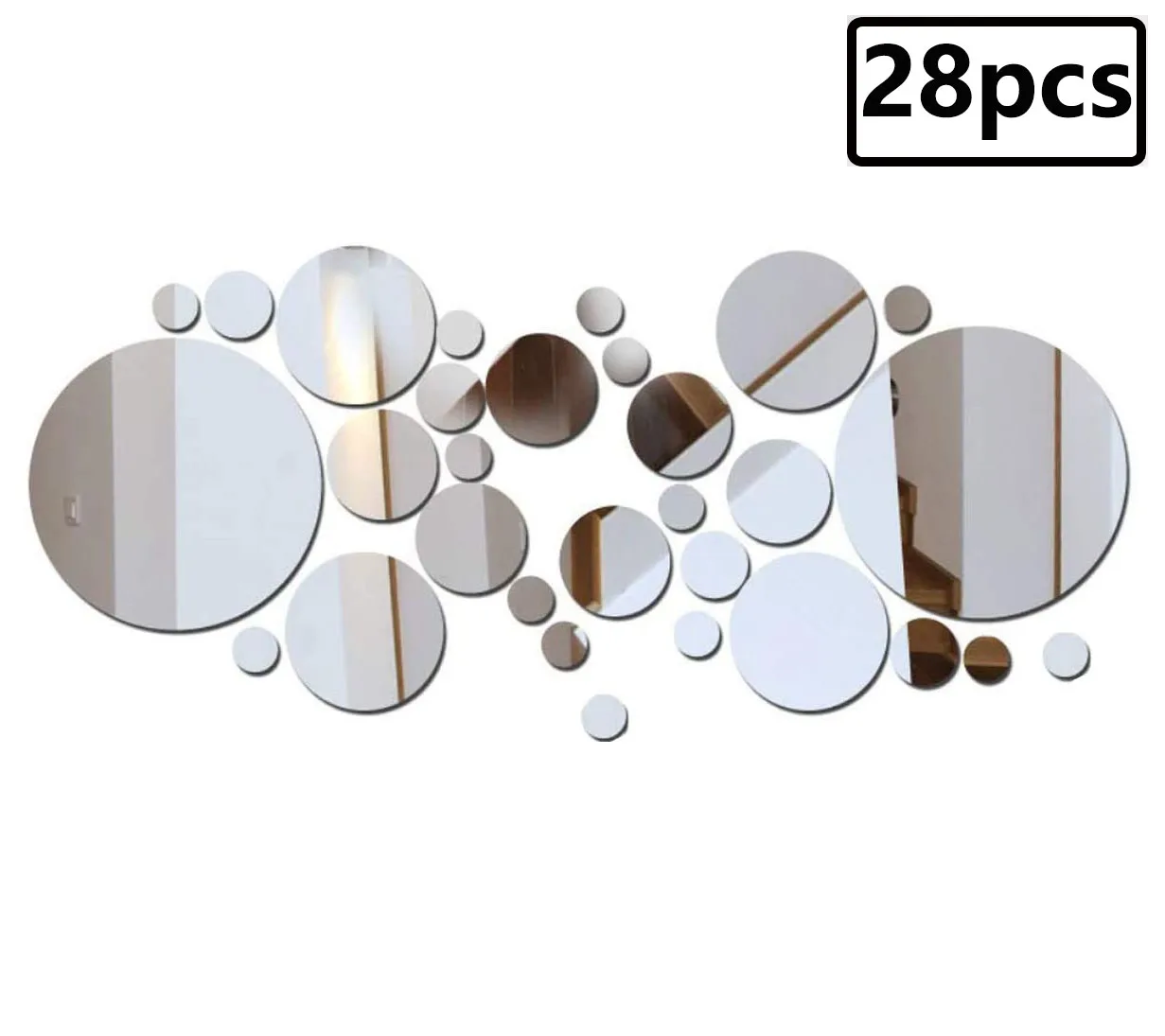 Fashion Round Mirror Sticker Wall DIY Acrylic Mirror Decorative Sticker for Living Room Bedroom Decor Removable
Fashion Round Mirror Sticker Wall DIY Acrylic Mirror Decorative Sticker for Living Room Bedroom Decor Removable