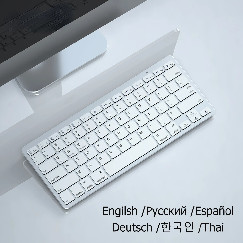 Bluetooth Wireless Keyboard Russian Thai Korean German Spanish Arabic French Gaming Keyboard For Laptop PC Gamer Tablet iPad
Bluetooth Wireless Keyboard Russian Thai Korean German Spanish Arabic French Gaming Keyboard For Laptop PC Gamer Tablet iPad
