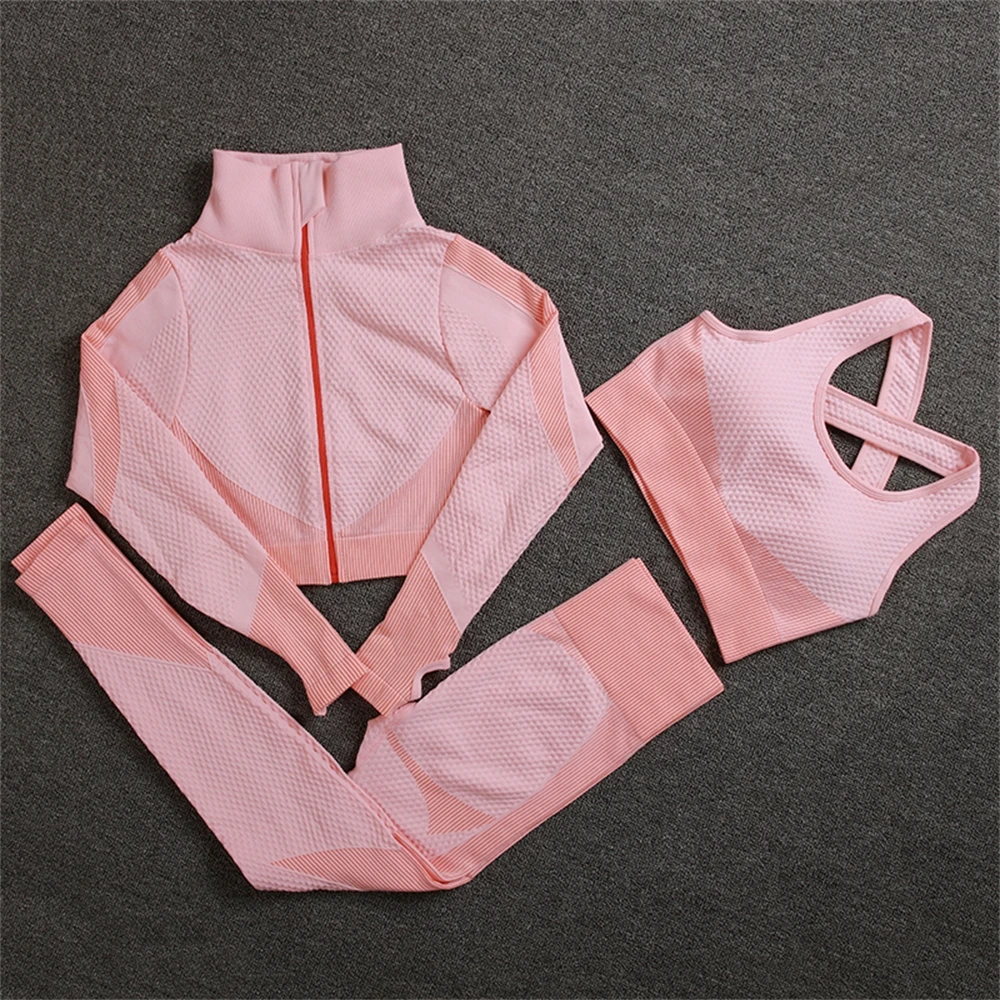 Seamless Women Yoga Sets Female Sport Gym Suits Wear Running Clothes Women Fitness Sport Gym Set Women Long Sleeve Yoga Clothing
Seamless Women Yoga Sets Female Sport Gym Suits Wear Running Clothes Women Fitness Sport Gym Set Women Long Sleeve Yoga Clothing