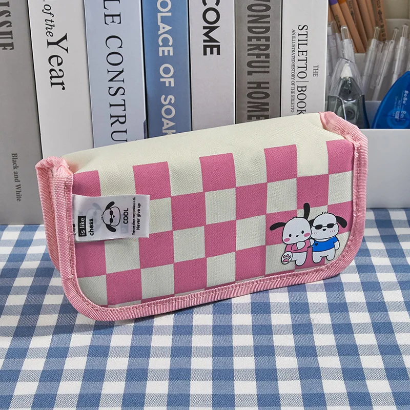 Pink Checkerboard Pattern Pencil Bag Pen Pencil Case Storage Box Large Capacity Pink Blue Green Storage Bag for Students Office
Pink Checkerboard Pattern Pencil Bag Pen Pencil Case Storage Box Large Capacity Pink Blue Green Storage Bag for Students Office