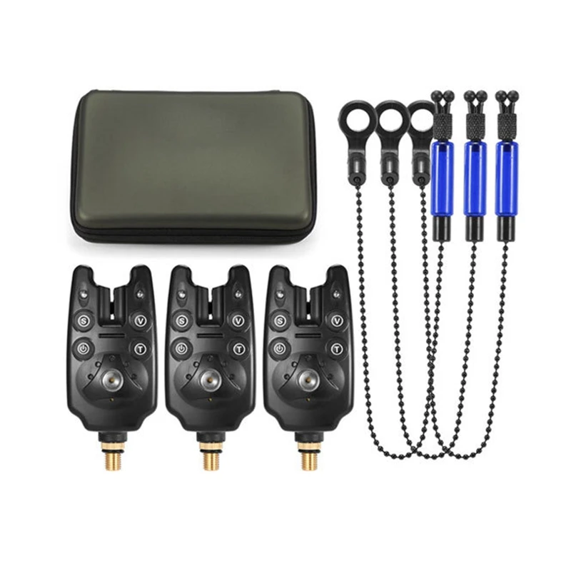 Fishing Bite Alarms Wiggler Set Digital Fishing Bell With Blue LED Alarm Fishing Bite Indicators 
Fishing Bite Alarms Wiggler Set Digital Fishing Bell With Blue LED Alarm Fishing Bite Indicators
