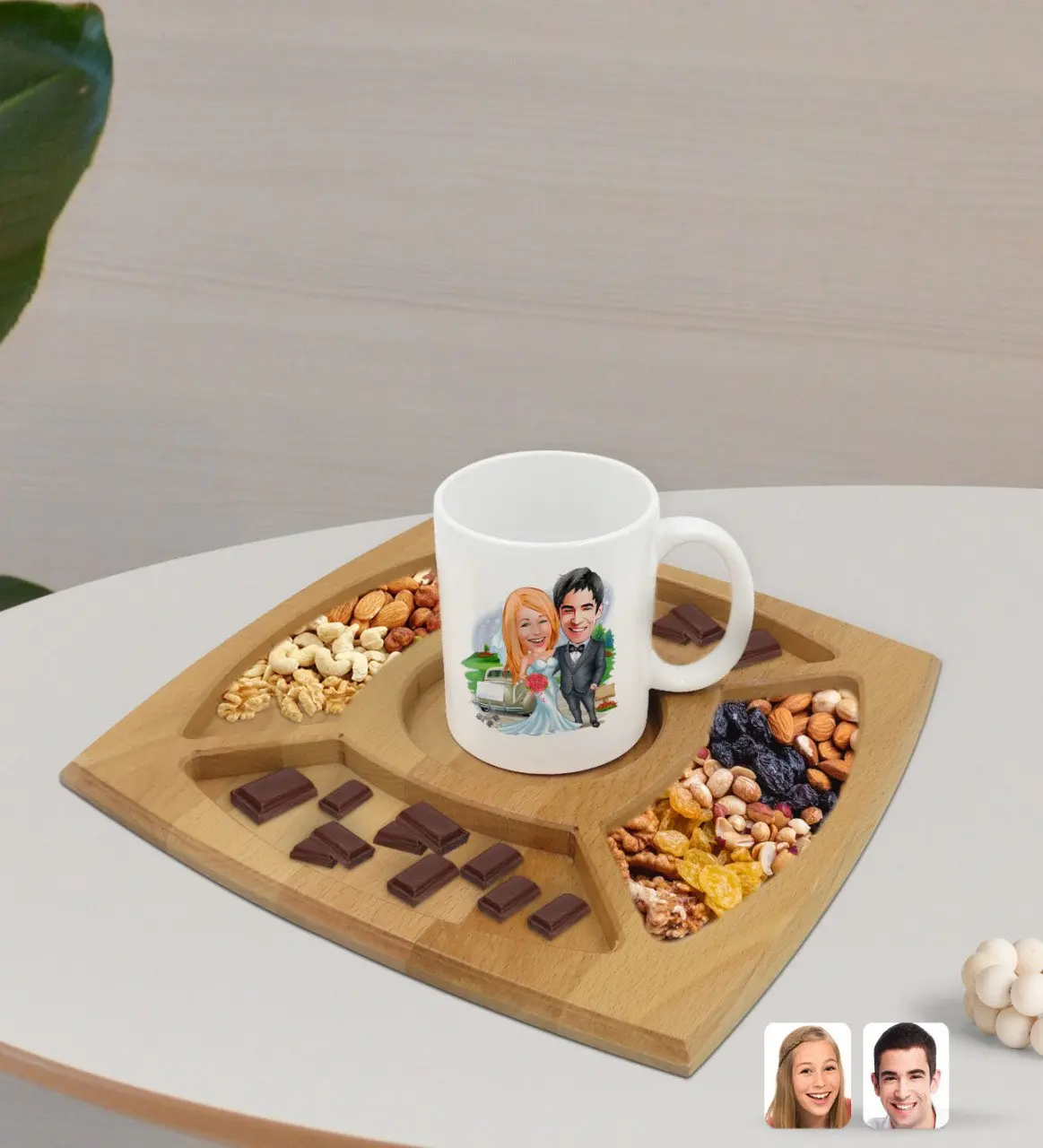 Персонализированная белая кружка с изображением карикатура, 4 отделения
Персонализированная белая кружка с изображением карикатура, 4 отделения