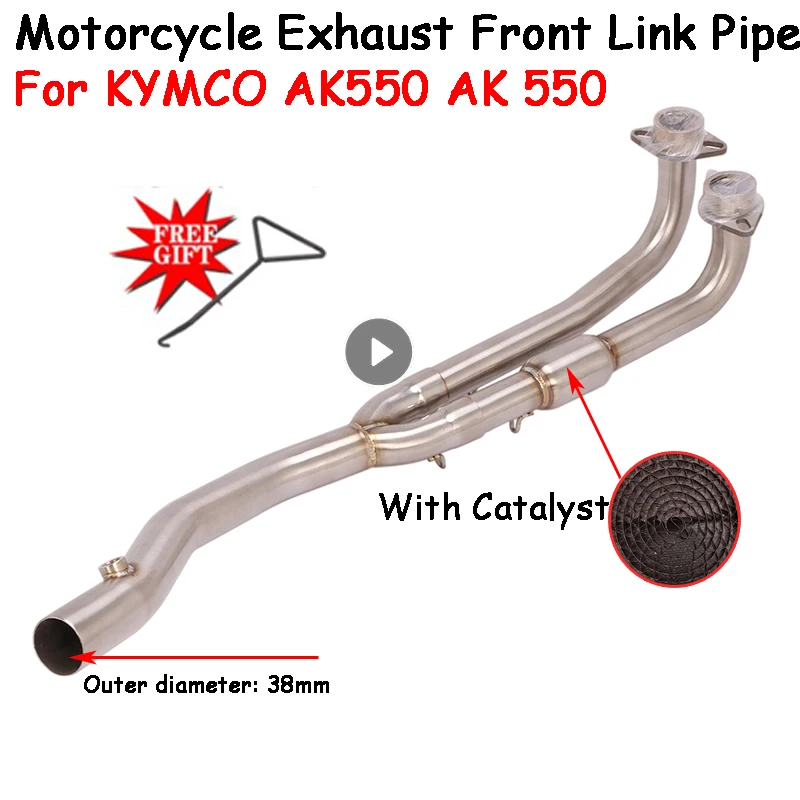 Slip On For KYMCO AK550 AK 550 ak550 Motorcycle Exhaust System Escape Modify Catalyti Front Link Pipe Connecting Moto Muffler
Slip On For KYMCO AK550 AK 550 ak550 Motorcycle Exhaust System Escape Modify Catalyti Front Link Pipe Connecting Moto Muffler