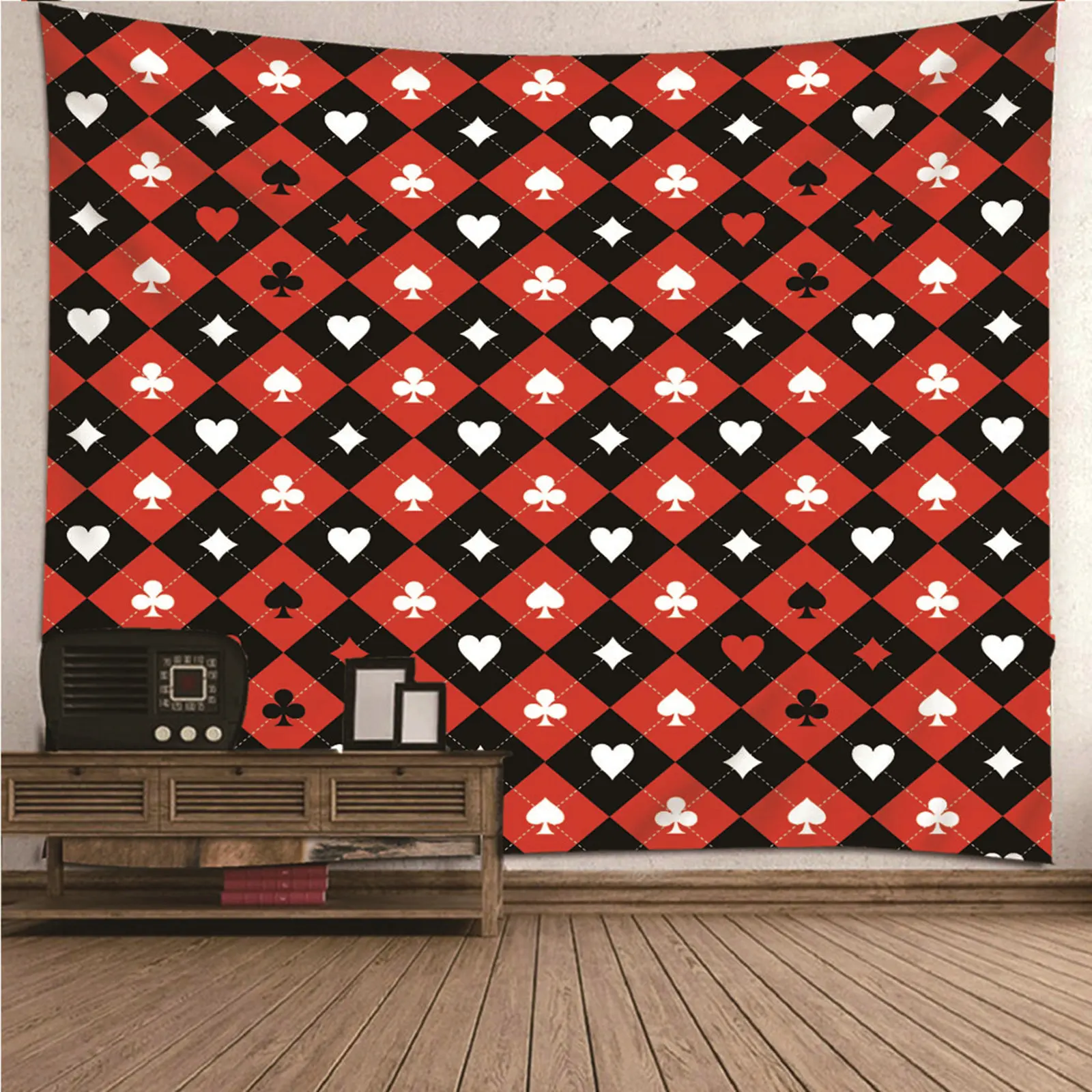 Female Tapestry Small Tapestry Decor Poker Pattern Wall Hanging Blanket Dorm Art Decor Covering
Female Tapestry Small Tapestry Decor Poker Pattern Wall Hanging Blanket Dorm Art Decor Covering