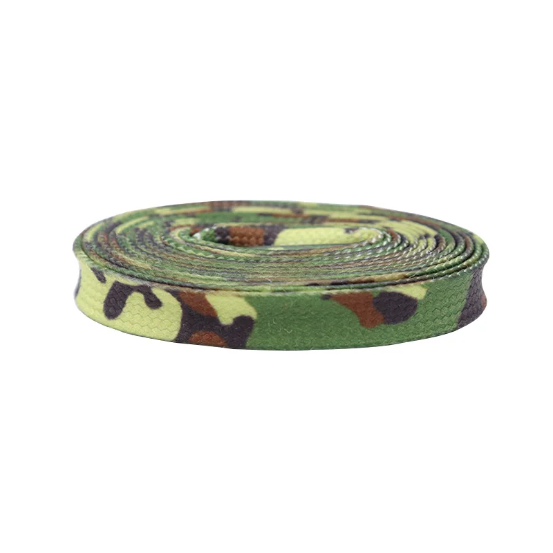Top 8MM Camouflage color Flat Shoelaces Accessories Heat Transfer Printing Ropes Men Women Canvas Mountain Boot Cord
Top 8MM Camouflage color Flat Shoelaces Accessories Heat Transfer Printing Ropes Men Women Canvas Mountain Boot Cord