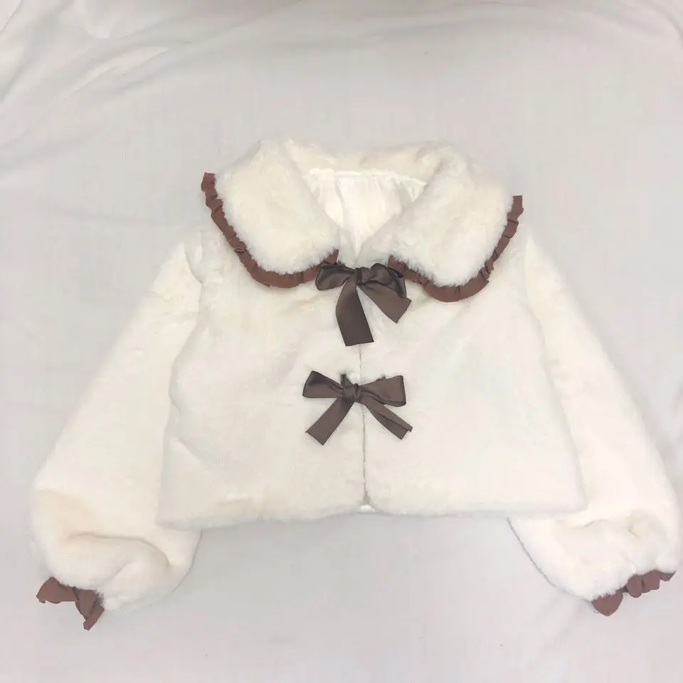 NIggeey Kawaii clothes Original design Lolita brown sugar bubble tea winter thick warm plush coat
NIggeey Kawaii clothes Original design Lolita brown sugar bubble tea winter thick warm plush coat