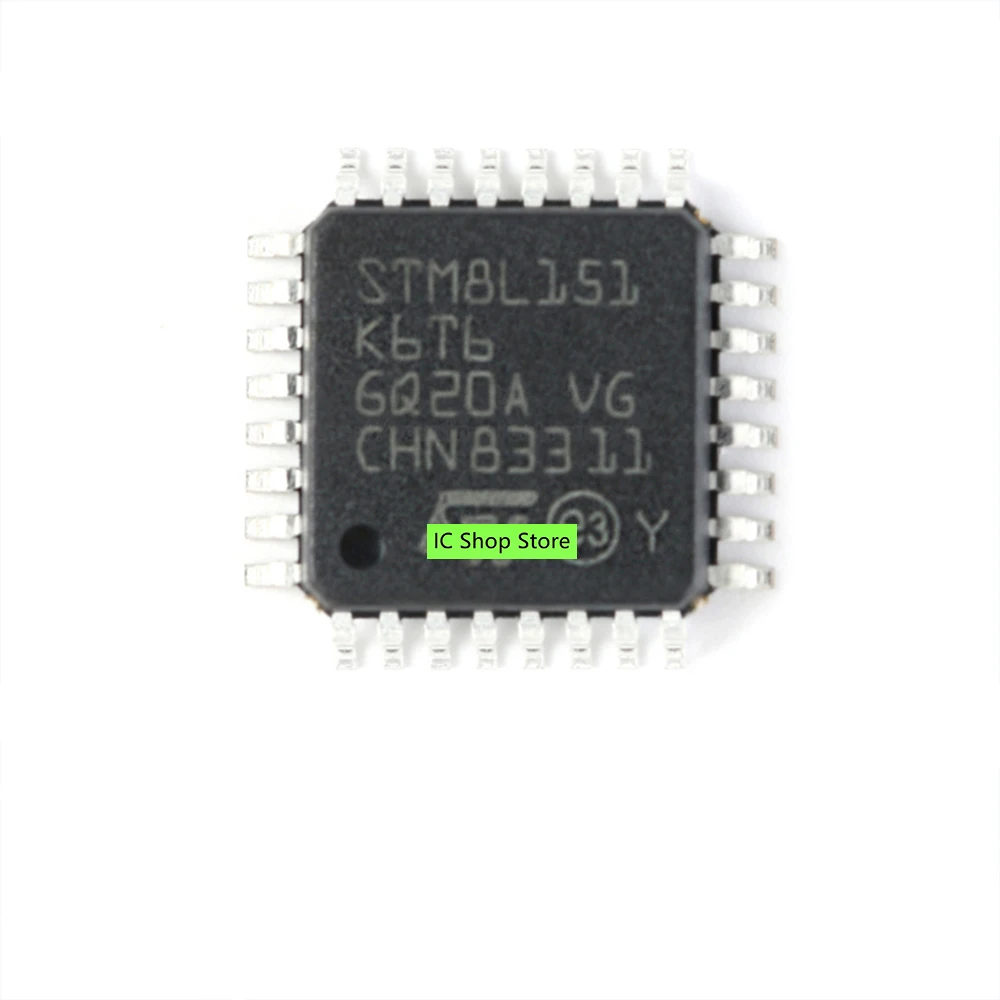 STM8L151K6T6 LQFP-32 100% Original Brand New
STM8L151K6T6 LQFP-32 100% Original Brand New