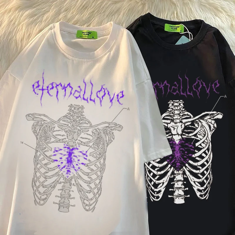 Goth Oversized T-shirt Women Clothing Angel Skull Print T Shirt Graphic Tee Shirts Harajuku Short Sleeve T Shirt Womens Tops
Goth Oversized T-shirt Women Clothing Angel Skull Print T Shirt Graphic Tee Shirts Harajuku Short Sleeve T Shirt Womens Tops