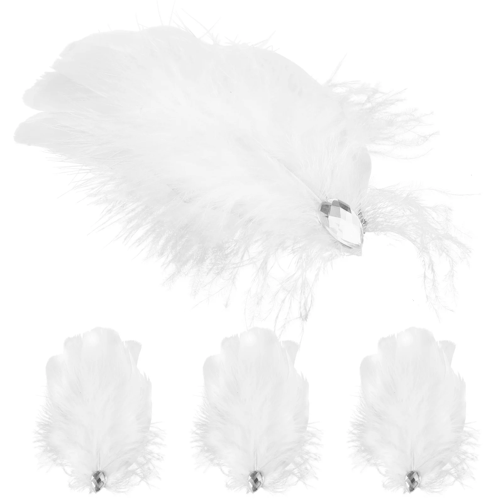 4 шт., заколки для волос в виде шлейфа
4 шт., заколки для волос в виде шлейфа