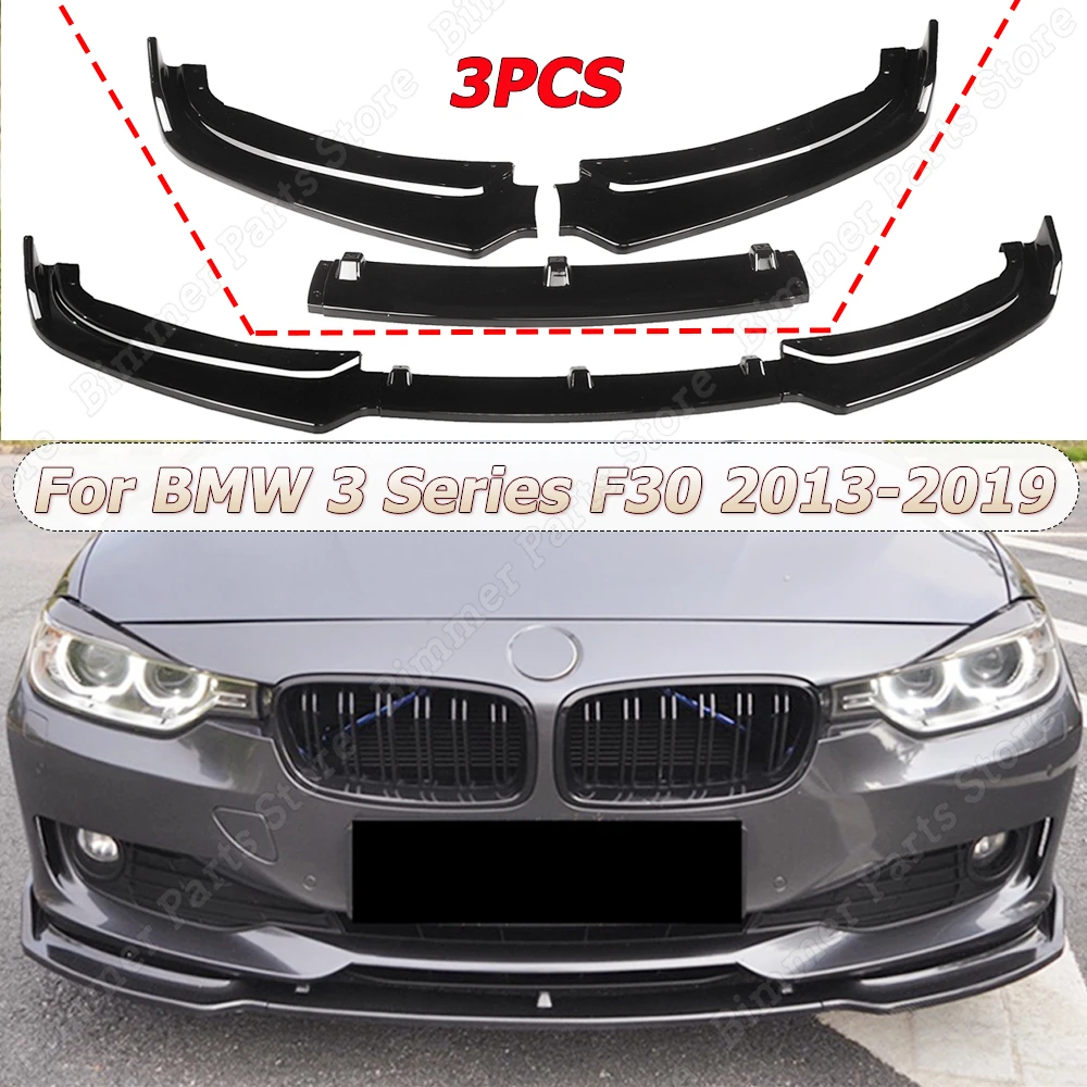Gloss Black F30 Car Front Bumper Splitter Lip Body Kit Spoiler Diffuser For BMW 3 Series F30 2013-2019 3Pcs ABS Plastics New
Gloss Black F30 Car Front Bumper Splitter Lip Body Kit Spoiler Diffuser For BMW 3 Series F30 2013-2019 3Pcs ABS Plastics New