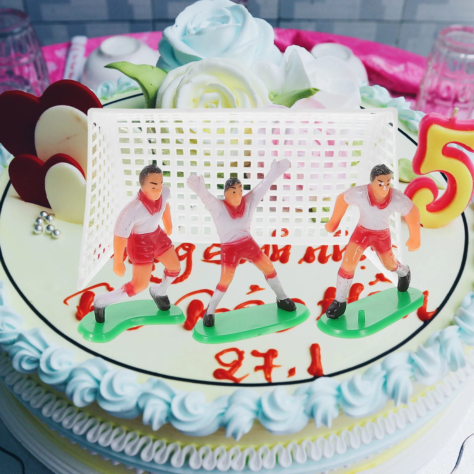 16pcs Miniture Decoration Cake Topper Miniature De Bautizo Para Niño Soccer Cake Topper Cake Insert Landscape Figurine Ornament
16pcs Miniture Decoration Cake Topper Miniature De Bautizo Para Niño Soccer Cake Topper Cake Insert Landscape Figurine Ornament