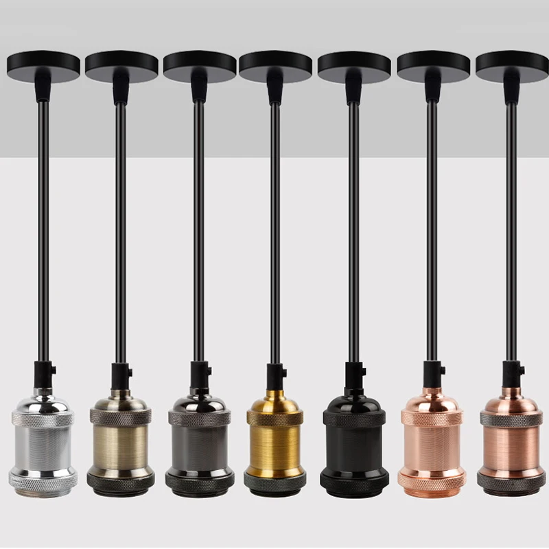 E27 Aluminum Light Socket Lamp Holder Retro Pendant Vintage Edison Screw Bulb Base Industrial Fittings Fixture 230V Bedroom
E27 Aluminum Light Socket Lamp Holder Retro Pendant Vintage Edison Screw Bulb Base Industrial Fittings Fixture 230V Bedroom