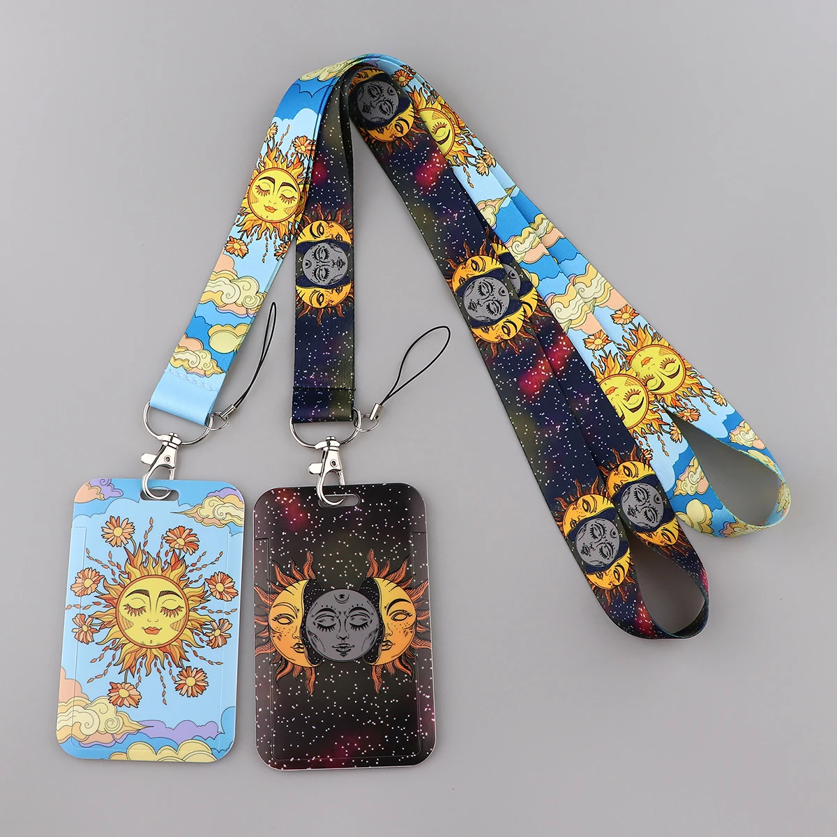 Sun and Moon Strap Lanyard for Keys Keychain Badge Holder ID Credit Card Pass Hang Rope Lariat Mobile Phone Charm Accessories
Sun and Moon Strap Lanyard for Keys Keychain Badge Holder ID Credit Card Pass Hang Rope Lariat Mobile Phone Charm Accessories