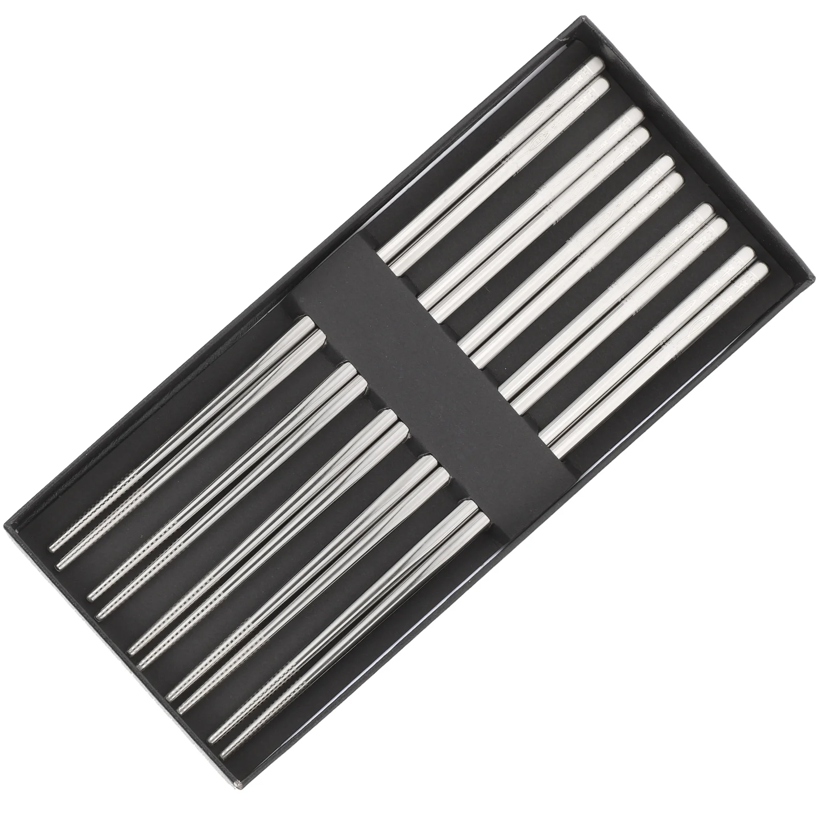 5 Pairs Stainless Steel Chopsticks Metal Tableware Outdoor Non-slip Kitchen Reusable Practical
5 Pairs Stainless Steel Chopsticks Metal Tableware Outdoor Non-slip Kitchen Reusable Practical