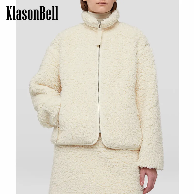 10.21 KlasonBell 2022 Autumn Winter New Solid Soft Comfortable Cotton Plush Zipper Jacket Outerwear Women
10.21 KlasonBell 2022 Autumn Winter New Solid Soft Comfortable Cotton Plush Zipper Jacket Outerwear Women
