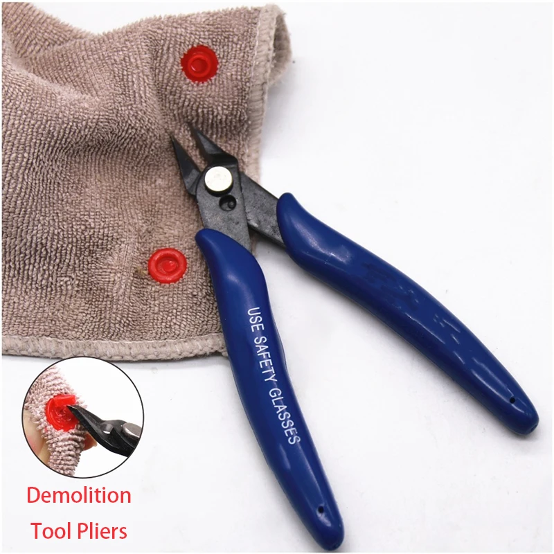 

T3 T5 T8 Resin Snap Buckle Removal Pliers High Quality Children's Clothing Concealed Buckle Plastic Button Removal Tool