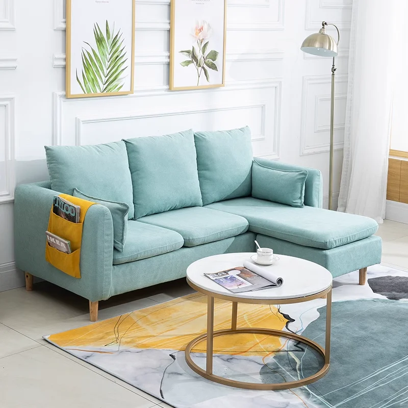 

Роскошные диваны в скандинавском стиле для гостиной, современные L-образные модульные напольные диваны для гостиной, секционные маленькие диваны, домашняя мебель SR50LS