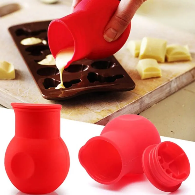 1PC Bakeware Tools Silicone Chocolate Melting Pot Butter Heat Milk Pourer Jug Mould Butter Sauce Milk Baking Pouring
1PC Bakeware Tools Silicone Chocolate Melting Pot Butter Heat Milk Pourer Jug Mould Butter Sauce Milk Baking Pouring