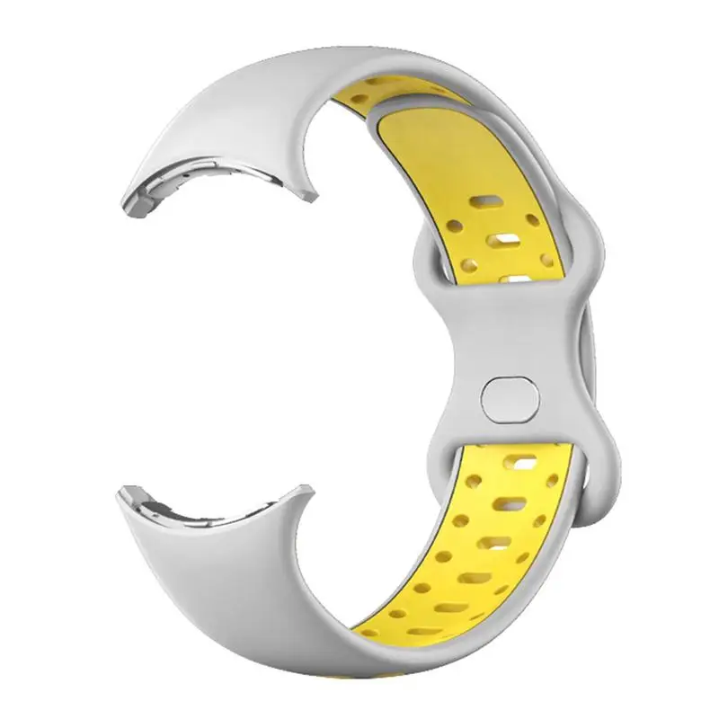 Ремешок двухцветный для Google Pixel Watch, спортивный мягкий силиконовый браслет для Pixel Watch, аксессуары для смарт-часов
Ремешок двухцветный для Google Pixel Watch, спортивный мягкий силиконовый браслет для Pixel Watch, аксессуары для смарт-часов