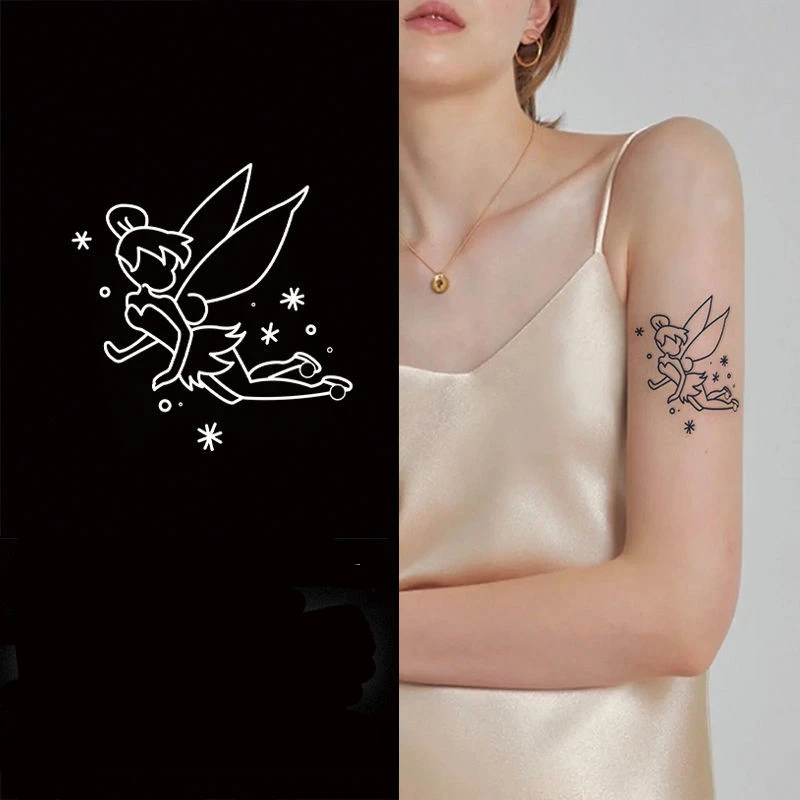 2022 New Cute Fairy Girl Art Waterproof Juice Tattoo Stickers for Woman Man Fairy Tale Elves Fake Tattoo Body Temporary Tattoo
2022 New Cute Fairy Girl Art Waterproof Juice Tattoo Stickers for Woman Man Fairy Tale Elves Fake Tattoo Body Temporary Tattoo