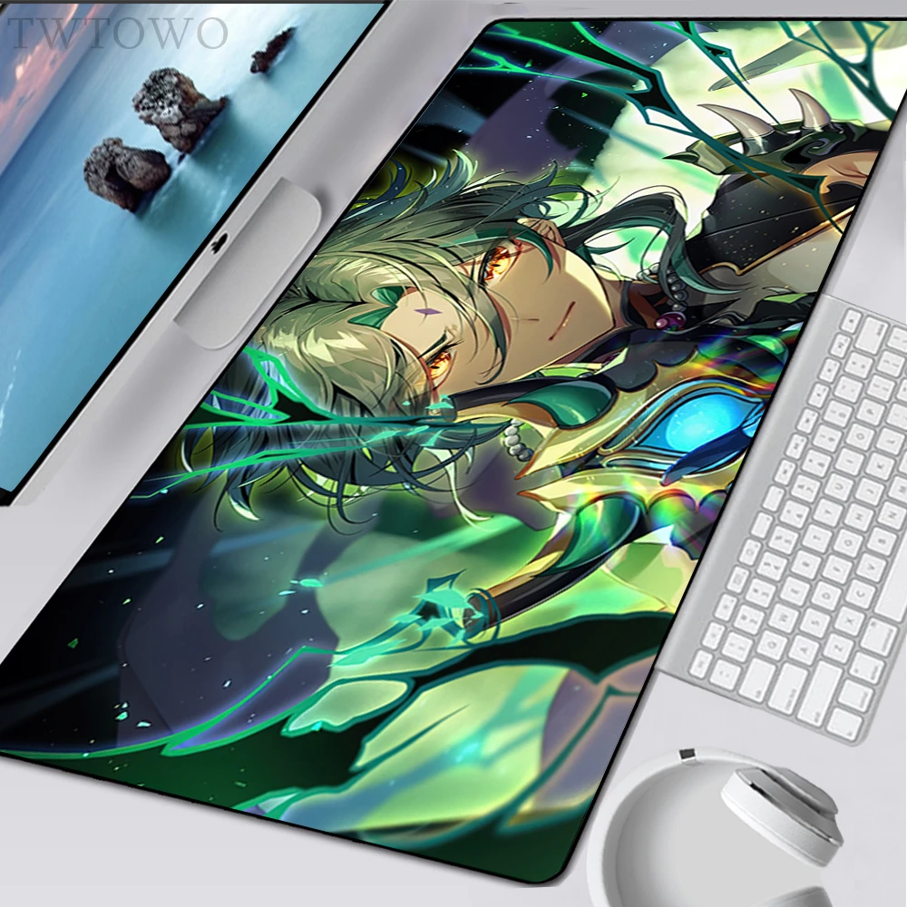 Mouse Pad Gamer Custom HD Large Home keyboard pad Mouse Mat Genshin Impact Xiao Natural Rubber Laptop Gamer Office Table Mat
Mouse Pad Gamer Custom HD Large Home keyboard pad Mouse Mat Genshin Impact Xiao Natural Rubber Laptop Gamer Office Table Mat