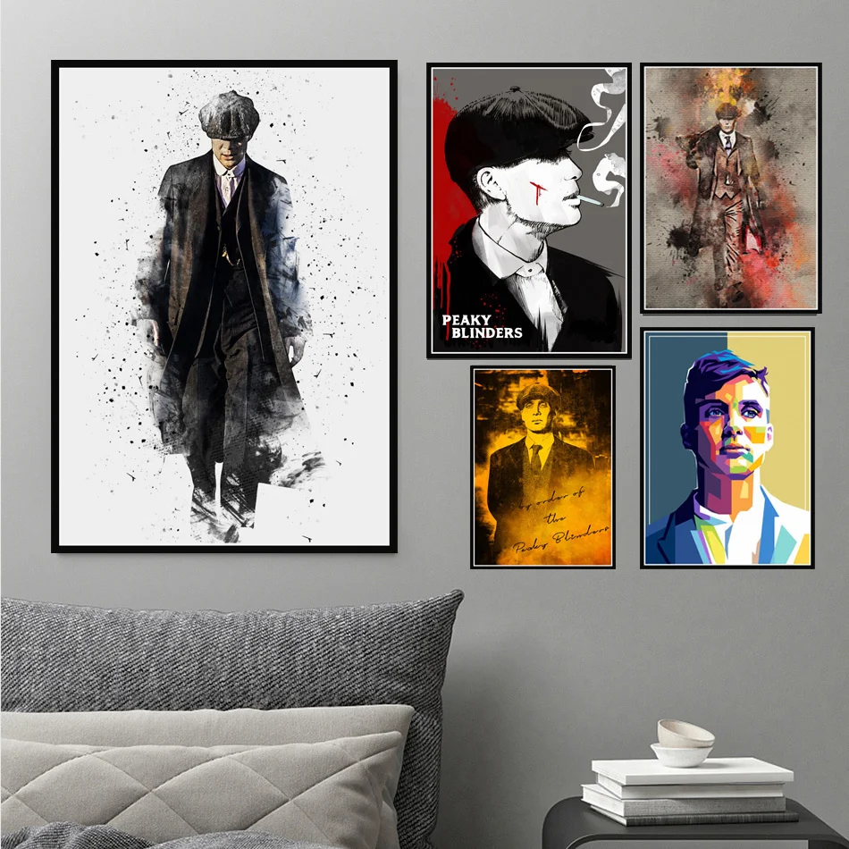 Peaky Blinders Cillian Murphy Tv Show posters and prints wall art Canvas painting Pictures aesthetic room decor Quadro
Peaky Blinders Cillian Murphy Tv Show posters and prints wall art Canvas painting Pictures aesthetic room decor Quadro