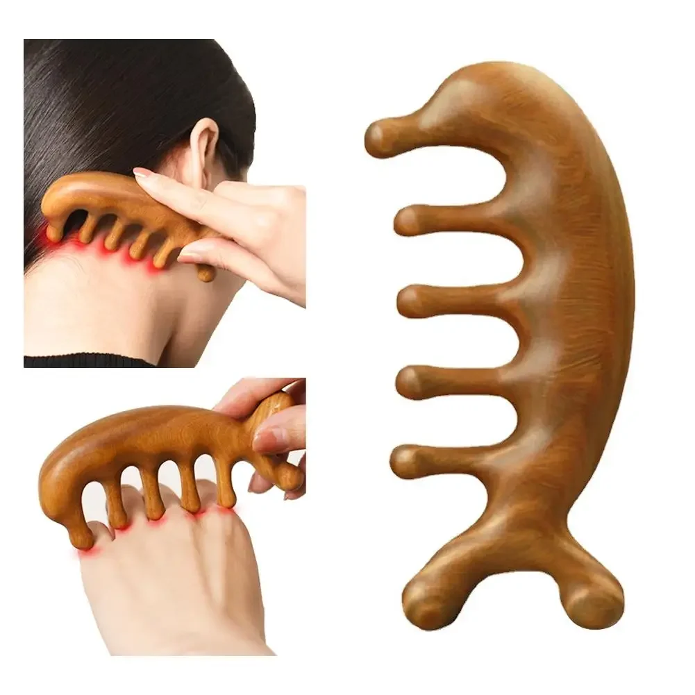 Toothed Scraping Five Comb Household Activating Comb Point Acupuncture Comb Large Teeth Meridian Massage Scalp Sandalwood
Toothed Scraping Five Comb Household Activating Comb Point Acupuncture Comb Large Teeth Meridian Massage Scalp Sandalwood
