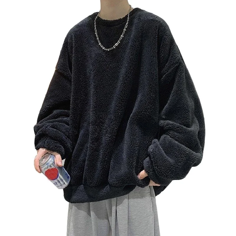 New Flannel Plush Youth Men Sweatshirt Autumn Winter Clothes O Neck Japanese Style Fashion Thicken Daily Warm Pullover Coat
New Flannel Plush Youth Men Sweatshirt Autumn Winter Clothes O Neck Japanese Style Fashion Thicken Daily Warm Pullover Coat