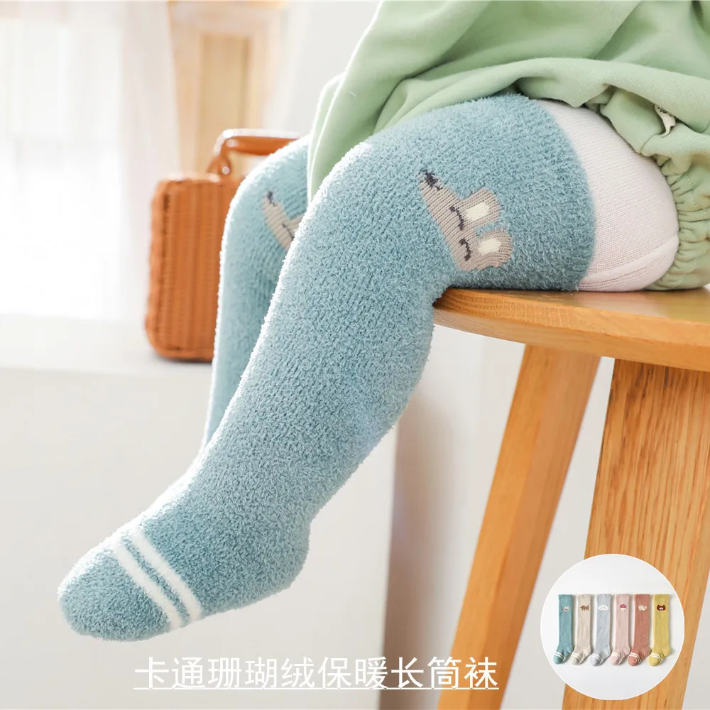 Autumn and Winter Thickened Coral Fleece Cartoon Baby Socks Newborn Baby Thigh Socks Over The Knee Baby Long Socks
Autumn and Winter Thickened Coral Fleece Cartoon Baby Socks Newborn Baby Thigh Socks Over The Knee Baby Long Socks