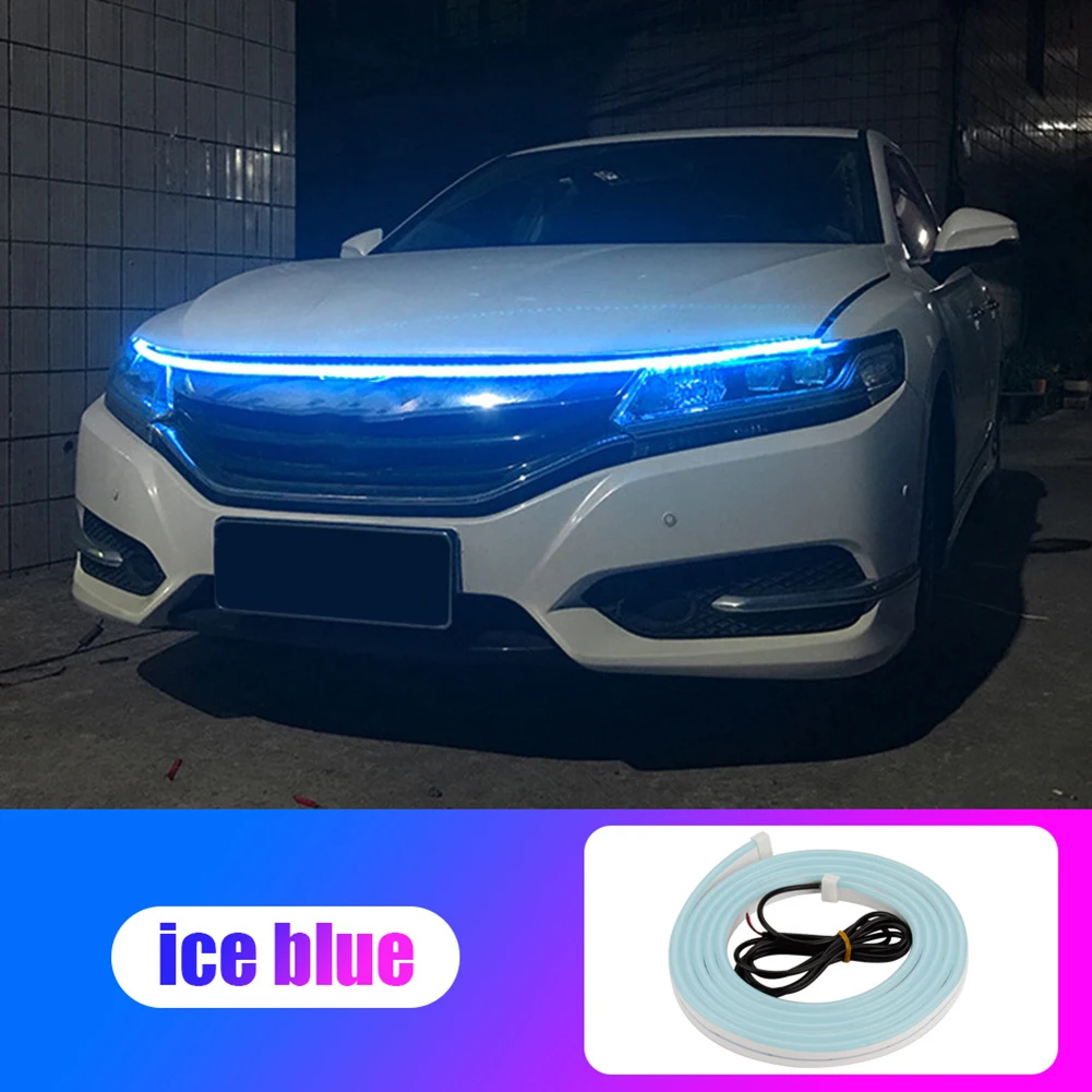 2M LED Car Hood Daytime Running Light Strip Waterproof Flexible LED Auto Decorative Atmosphere Lamp Ambient Backlight 12V Light
2M LED Car Hood Daytime Running Light Strip Waterproof Flexible LED Auto Decorative Atmosphere Lamp Ambient Backlight 12V Light
