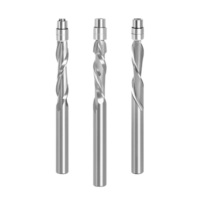 

3Pcs 1/4 Inch Shank Wood Milling Cutters Woodworking Tools CNC Router Bits Milling Cutter For Wood Cutter End Mill