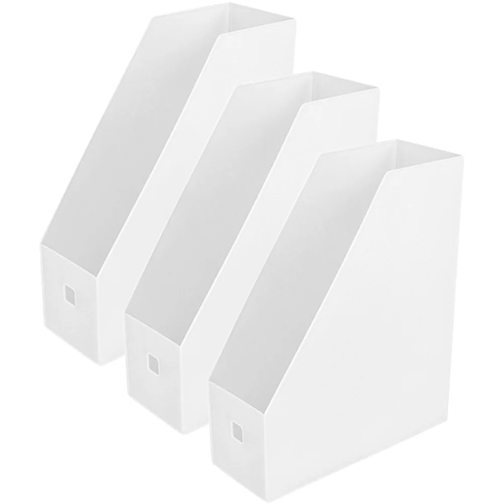 3 Pcs File Box Storage Rack Student Use Plastic Folders Office Organizer Magazine Holder
3 Pcs File Box Storage Rack Student Use Plastic Folders Office Organizer Magazine Holder