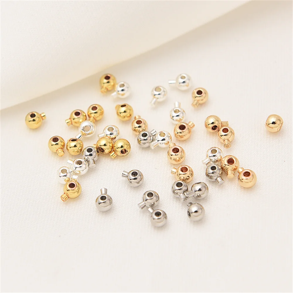 14K clad gold wire thread positioning closing clip buckle handmade diy pearl necklace press buckle bracelet silver closing snap
14K clad gold wire thread positioning closing clip buckle handmade diy pearl necklace press buckle bracelet silver closing snap
